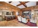 Community room with built-in bookcases and large screen TV at 7175 E Camelback Rd # 107, Scottsdale, AZ 85251