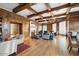 Spacious common area with hardwood floors and comfortable seating at 7175 E Camelback Rd # 107, Scottsdale, AZ 85251
