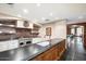 Gourmet kitchen with stainless steel appliances and large island at 7175 E Camelback Rd # 107, Scottsdale, AZ 85251