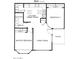 741 sq ft floor plan with 2 bedrooms, 1 bath and patio at 14300 W Bell Rd # 35, Surprise, AZ 85374
