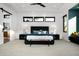 Spacious bedroom with a large bed, ample natural light, and a stylish decor at 6201 E Calle Redonda --, Scottsdale, AZ 85251