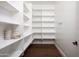 Bright and spacious pantry with ample shelving for storage at 6201 E Calle Redonda --, Scottsdale, AZ 85251
