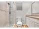 Bathroom featuring a large shower and toilet at 32029 N 20Th Ln, Phoenix, AZ 85085
