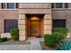 Elegant double front doors with decorative trim at 32029 N 20Th Ln, Phoenix, AZ 85085