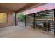 Covered patio with a view of the backyard and pool area at 32029 N 20Th Ln, Phoenix, AZ 85085