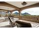 Spacious balcony with mountain views and comfortable seating at 23036 N Via Ventosa Dr, Scottsdale, AZ 85255