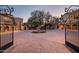 Central courtyard with fountain and gated entry at 23036 N Via Ventosa Dr, Scottsdale, AZ 85255