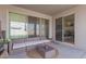 Covered patio with seating area and view of backyard at 3454 E Jasmine Way, San Tan Valley, AZ 85143