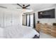 Main bedroom with sliding door to patio at 2616 S Extension Rd, Mesa, AZ 85210