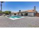 Updated home with a private backyard, sparkling pool, and expansive patio at 2616 S Extension Rd, Mesa, AZ 85210