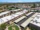 Aerial view of community complex, showing building layout and parking at 7436 E Chaparral Rd # B148, Scottsdale, AZ 85250