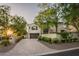 Brick driveway leading to a two-story home at 10207 E Diamond Rim Dr # 2121, Scottsdale, AZ 85255