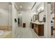 Spa-like bathroom with double vanity and a large soaking tub at 3248 S Golden Barrel Ct, Gold Canyon, AZ 85118
