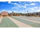 Outdoor shuffleboard courts in a well-maintained community at 7330 E Baywood Ave, Mesa, AZ 85208