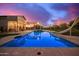 Inviting pool with a slide and pergola, perfect for summer fun at 22006 E Alyssa Rd, Queen Creek, AZ 85142