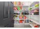 Well-organized pantry with ample shelving for storage at 794 E Christopher St, San Tan Valley, AZ 85140