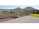 Landscaped backyard with artificial turf and a mountain view at 13190 W Horsetail Trl, Peoria, AZ 85383