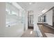 Elegant bathroom with double vanity, marble shower, and ample space at 13190 W Horsetail Trl, Peoria, AZ 85383