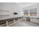 Bright office with built-in shelving and cabinetry at 13190 W Horsetail Trl, Peoria, AZ 85383