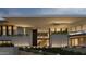 Modern home with a glass entryway and stone exterior at 7150 N 40Th St # 11, Paradise Valley, AZ 85253