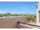 Stunning mountain views from the balcony at 8876 S Santa Elizabeth Dr, Goodyear, AZ 85338