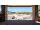 Covered patio with mountain views at 8876 S Santa Elizabeth Dr, Goodyear, AZ 85338