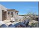 Spacious balcony overlooking courtyard and landscape at 8876 S Santa Elizabeth Dr, Goodyear, AZ 85338