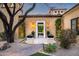 Elegant entryway with courtyard and landscaping at 24546 N 91St St, Scottsdale, AZ 85255