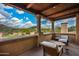 Relaxing balcony with mountain views and comfortable seating at 24546 N 91St St, Scottsdale, AZ 85255