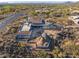 Aerial view of a contemporary home under construction with desert views at 40575 N 109Th Pl, Scottsdale, AZ 85262