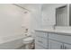 Clean bathroom featuring a bathtub, toilet and vanity at 21354 E Sparrow Dr, Queen Creek, AZ 85142