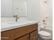 Clean bathroom with a bathtub and modern vanity at 21355 E Sparrow Dr, Queen Creek, AZ 85142