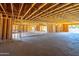 Open floor plan of new home under construction. Lots of natural light and high ceilings at 18526 E Cloud Rd, Queen Creek, AZ 85142