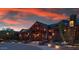 Exterior view of a welcoming community building at sunset at 40575 N 109Th Pl, Scottsdale, AZ 85262