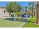 Landscaped backyard putting green at 3749 E Juniper Cir, Mesa, AZ 85205