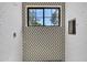 Modern shower with herringbone patterned tile and large window at 1426 W Royal Palm Rd, Phoenix, AZ 85021