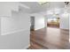 Spacious living room with wood-look floors and access to balcony at 4303 E Cactus Rd # 441, Phoenix, AZ 85032