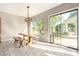 Breakfast nook with a rustic wooden table and bench seating at 19555 E Via Del Oro --, Queen Creek, AZ 85142