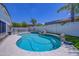 Stunning pool and spa with a tranquil waterfall at 35925 N 30Th Dr, Phoenix, AZ 85086