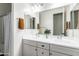 Modern bathroom with double vanity and updated fixtures at 20442 E Rosa Rd, Queen Creek, AZ 85142