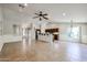 Spacious living room with high ceilings and tile flooring at 2448 E Fiesta Dr, Casa Grande, AZ 85194