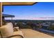 Enjoy city views from this relaxing patio area at 7201 N 23Rd Pl, Phoenix, AZ 85020