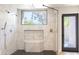 Bathroom with double shower heads, built in shower seat, and modern finishes at 30600 N Pima Rd # 58, Scottsdale, AZ 85266