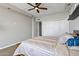 Spacious bedroom with a double bed and city view at 207 W Clarendon Ave # 20B, Phoenix, AZ 85013