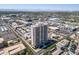 Aerial view of a high rise building in an urban setting at 207 W Clarendon Ave # 20B, Phoenix, AZ 85013