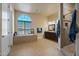 Large bathroom with soaking tub, walk-in shower, and double vanity at 32120 N 167Th Ave, Surprise, AZ 85387