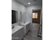 Double vanity bathroom with modern finishes at 6134 S Borego Rd, Gold Canyon, AZ 85118