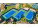 Community tennis courts with ample space at 12687 W Caraveo Pl, Peoria, AZ 85383