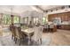 Open concept dining area with kitchen views at 10721 E La Junta Rd, Scottsdale, AZ 85255