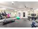 Home gym with various equipment including treadmill and stationary bike at 10721 E La Junta Rd, Scottsdale, AZ 85255
